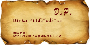Dinka Piládész névjegykártya